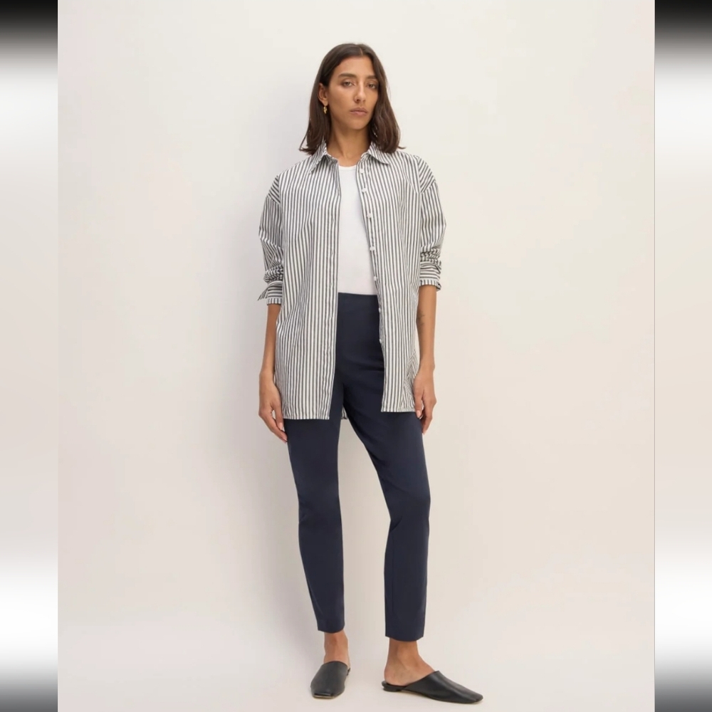 Everlane Women's Essential Work Pant Size 10 Navy